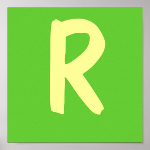 Affiches Lettre du nom du lutteur