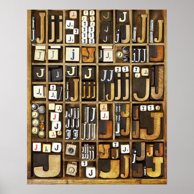 Affiches Lettre J (Devant)