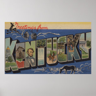 Affiches Lettre ScenesKentucky 2 de KentuckyLarge