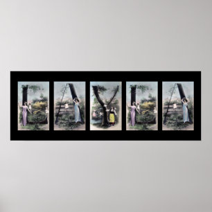 Affiches LETTRE Vintage LAYLA LETTRE Nom Art