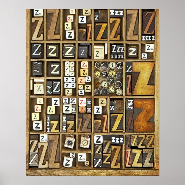 Affiches Lettre Z (Devant)