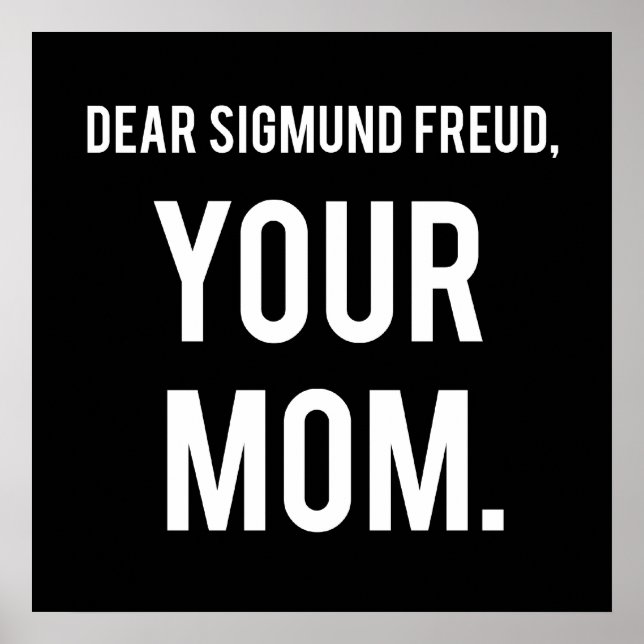 Affiches Lettres aux morts : Sigmund Freud (Devant)