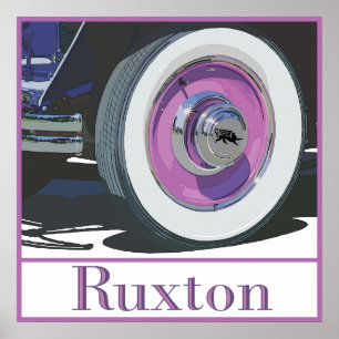 Affiches L'étude Ruxton Wheel
