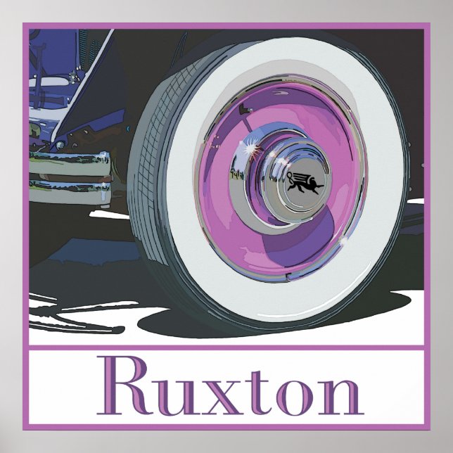 Affiches L'étude Ruxton Wheel (Devant)
