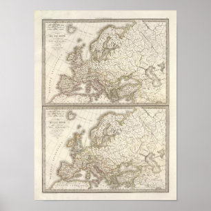 Affiches L'Europe avant des invasions barbares