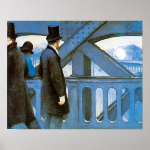 Affiches l'Europe de Le Pont de par Gustave Caillebotte