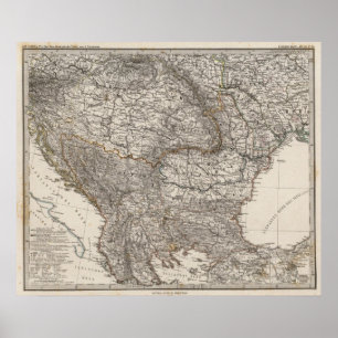 Affiches L'Europe de l'Est, Russie du sud, Turquie