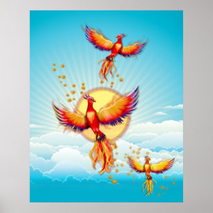 Affiches Levée d'oiseaux Phoenix