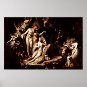 Affiches L'Éveil De La Fée Reine Titania Par Füssli