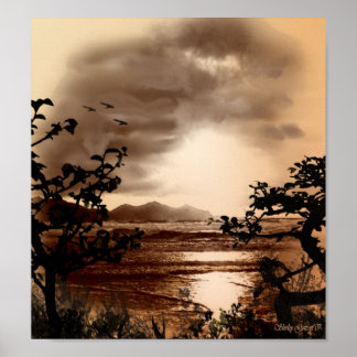 Affiches lever-coucher du soleil