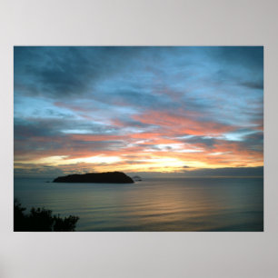 Affiches Lever de soleil d'affiches de la Nouvelle Zélande