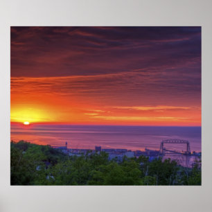 Affiches Lever de soleil de Duluth