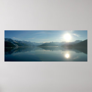 Affiches Lever de soleil sur College Fjord Alaska Photograp