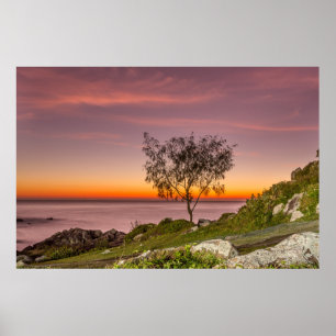 Affiches Lever de soleil sur la plage Armação