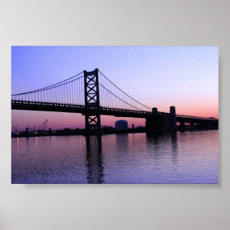 Affiches Lever de soleil sur le Delaware