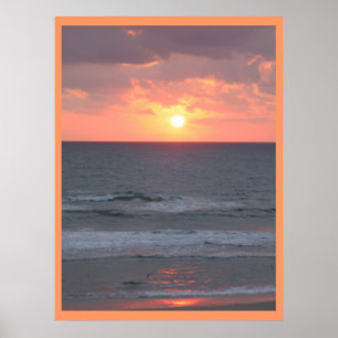 Affiches Lever du soleil sur la plage