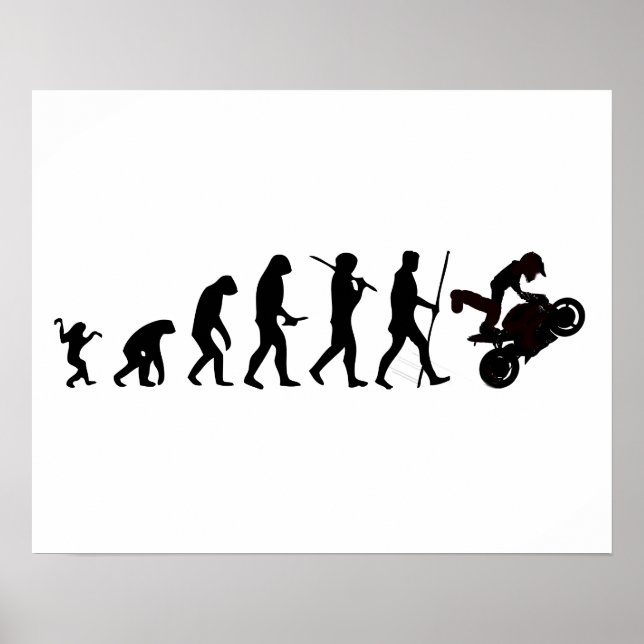 Affiches L'évolution de l'affiche de Moto (Devant)