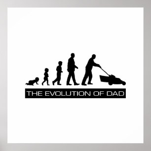 Affiches L'évolution de papa