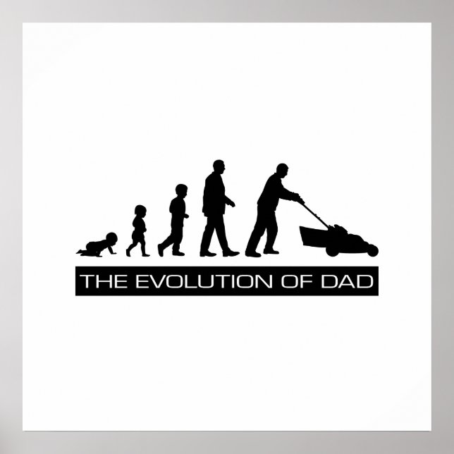 Affiches L'évolution de papa (Devant)