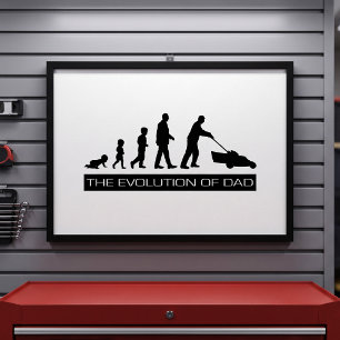 Affiches L'évolution de papa