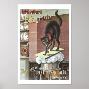 Affiches Levure chimique internationale, 1885. Photo vintag