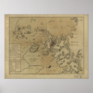 Affiches Lexington, Concord et siège de Boston