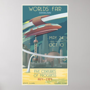 Affiches L'Exposition universelle Changhaï
