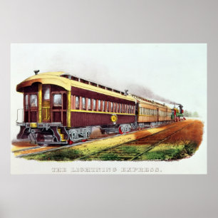 Affiches L'express de foudre