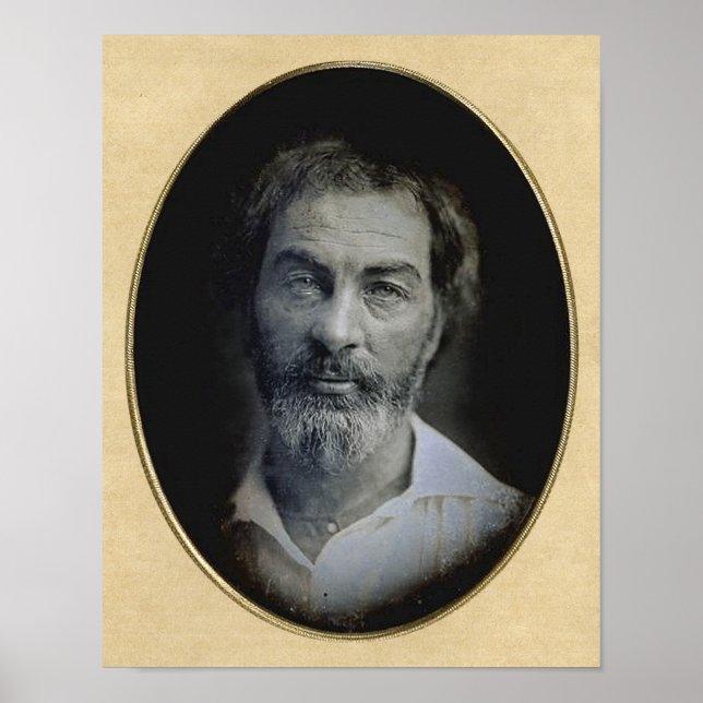 Affiches L'expression dans vos yeux : Walt Whitman, 35 ans (Devant)