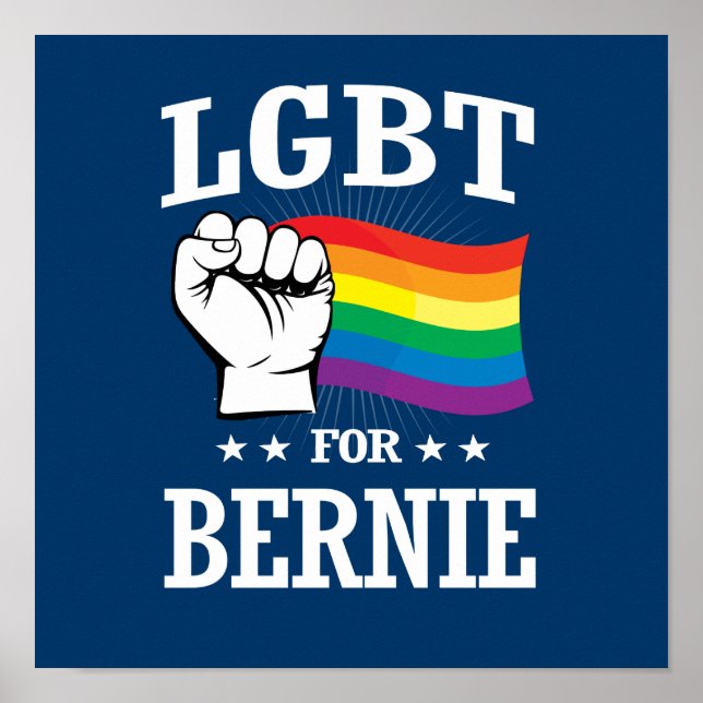 AFFICHES LGBT POUR BERNIE SANDERS (Devant)