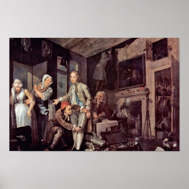 Affiches L'héritage " Par Hogarth William (Devant)