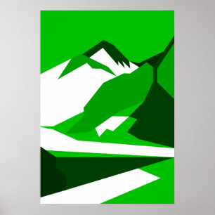 Affiches L'Himalaya vert