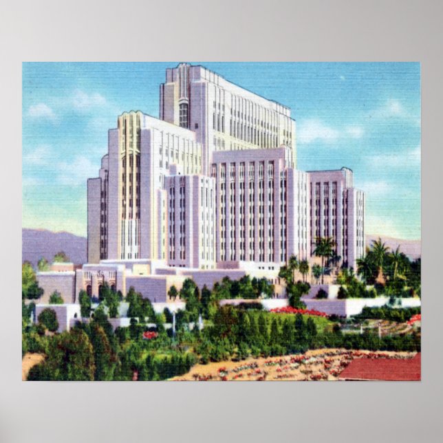 Affiches L'hôpital général du comté de LA (Devant)