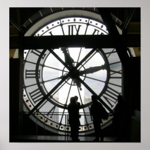 Affiches L'horloge du musée d'Orsay