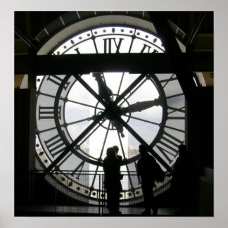 Affiches L'horloge du musée d'Orsay