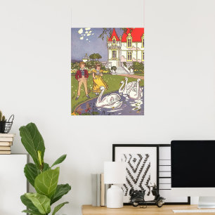 Affiches L'horrible canard, conte de fées Vintage par Hauma