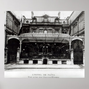 Affiches L'Hôtel de Paiva sur les Champs-Elysées