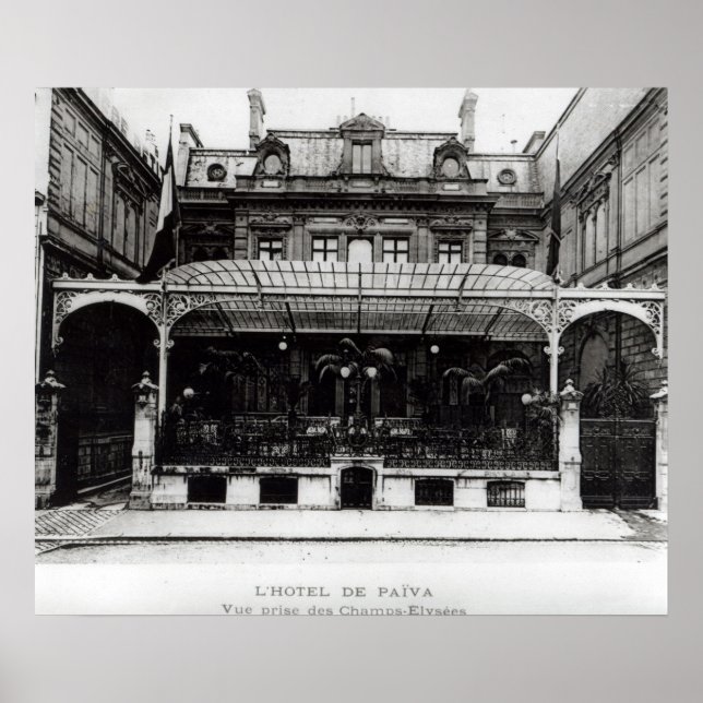 Affiches L'Hôtel de Paiva sur les Champs-Elysées (Devant)