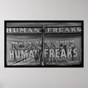 Affiches L'humain Freaks l'affiche d'entresort