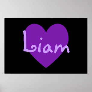 Affiches Liam in Purple