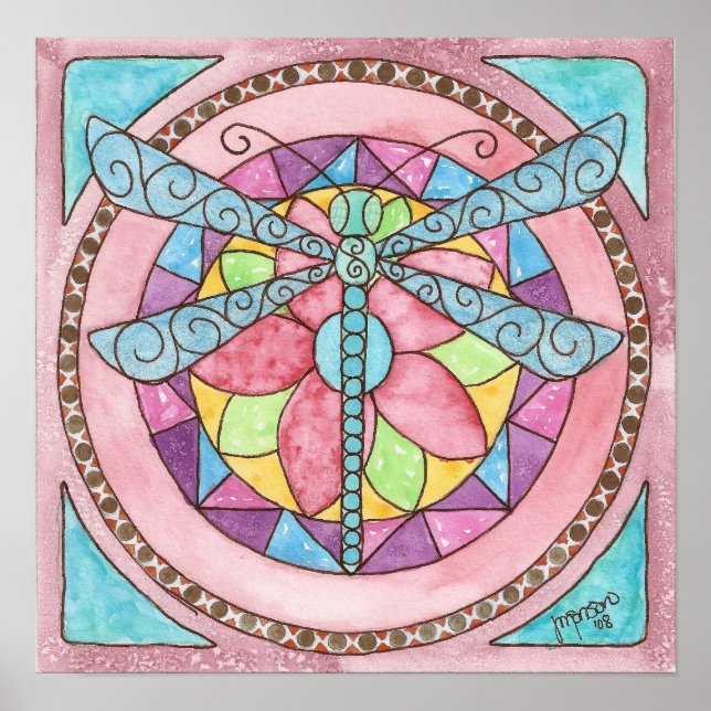 Affiches libellule (Devant)