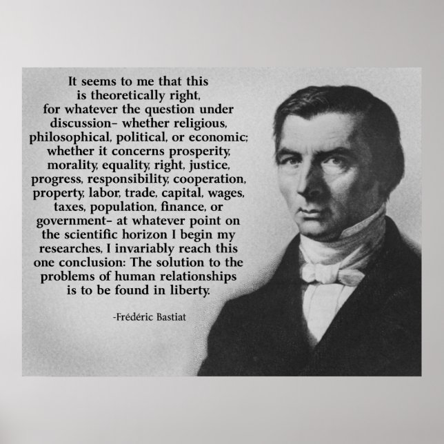 Affiches Liberté Bastiat (Devant)