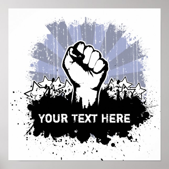 Affiches Liberté - Personnalisé (Devant)