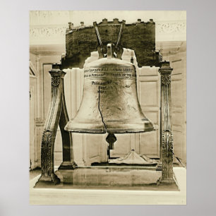 Affiches Liberty Bell à l'indépendance Hall 1901