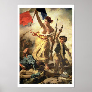 Affiches Liberty Leading the People, 28 juillet 1830 (pétro