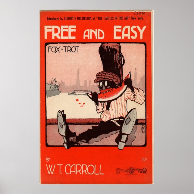 Affiches Libre et facile (Devant)