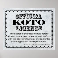 Licence Koto