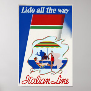 Affiches Lido Tout Le Chemin ~ Ligne Italienne