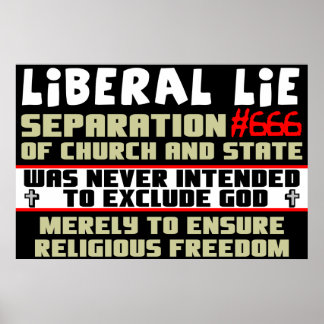 Affiches Lie libérale #666
