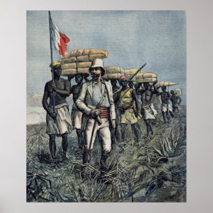 Affiches Lieutenant Mizon sur sa mission 1892